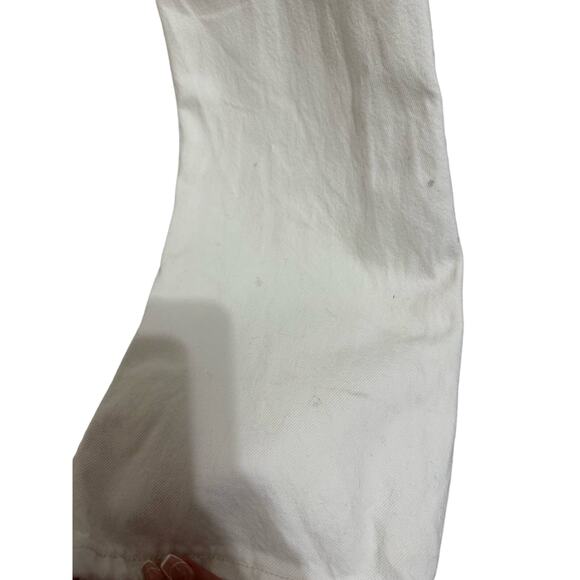 Agolde 90s loose distressed jeans white size 26 #A069E-1183 - Picture 4 of 7